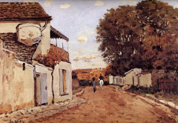 Alfred Sisley Street in Louveciennes Germany oil painting art